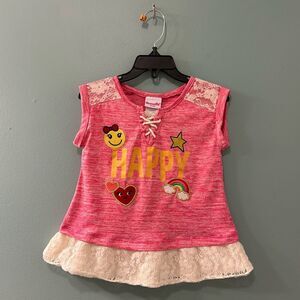 PREOWNED … NANNETTE KIDS “Size: 3T” Lace Accented Top